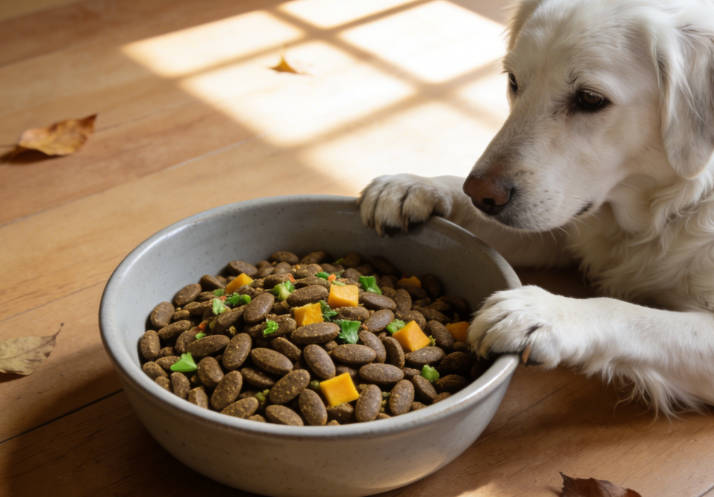Food that most owners prepare for elderly pets in daily life