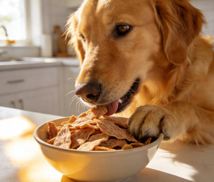 High-quality protein needed for senior pets